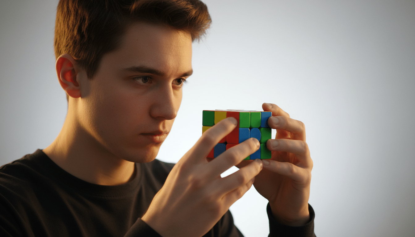 Les scientifiques n'en reviennent pas : voici ce qui se passe vraiment dans le cerveau des champions de Rubik's Cube