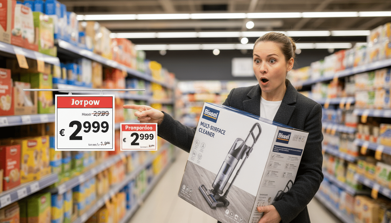Client surpris par le prix du Bissell chez Lidl