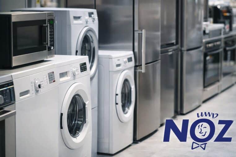 Noz appareils électroménagers à prix cassés dans une vente de déstockage