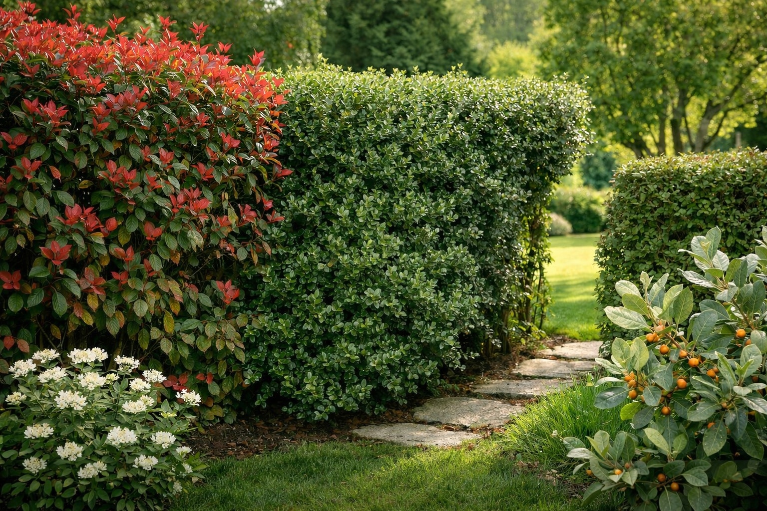 Adieu le Photinia : cet arbuste color sans entretien va le remplacer au  printemps