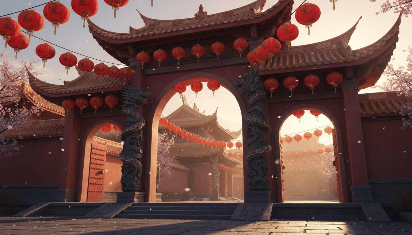 Portrait serein d'un maître astrologue tenant une sphère de jade lumineuse