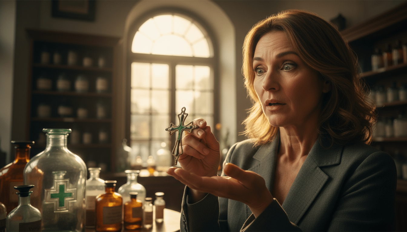 Pourquoi les pharmacies ont toutes une croix verte : la vraie raison étonne tout le monde