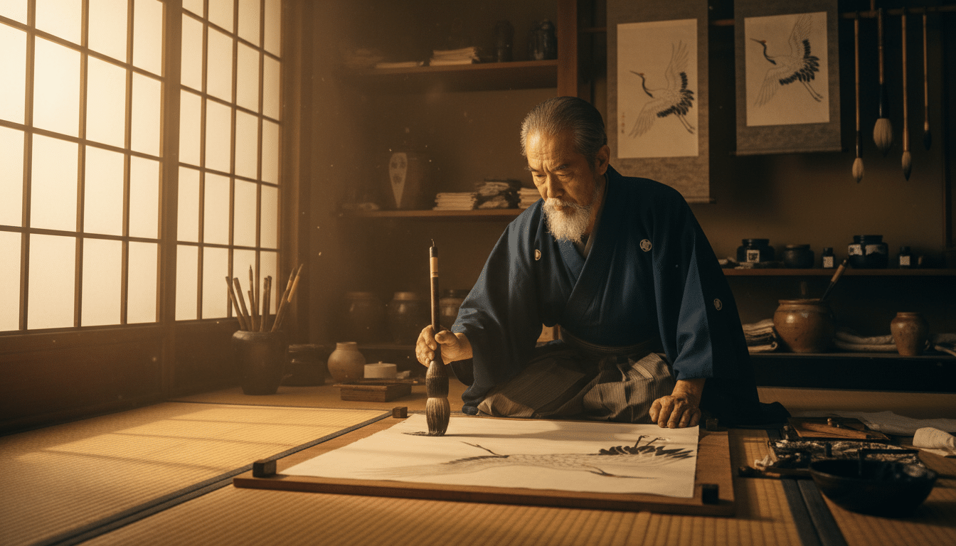 Selon les experts japonais, cette technique ancestrale divise par deux le temps de peinture sans ruban adhésif