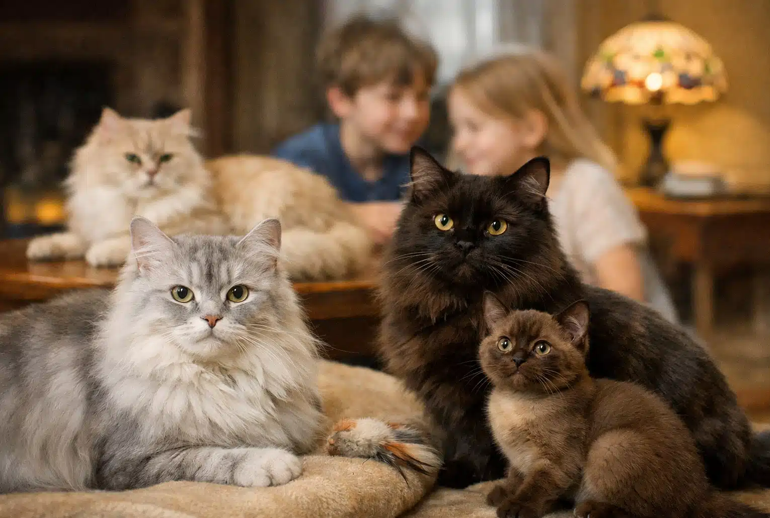 Tiffany, un chat rare au tempérament doux, pensé pour la vie de famille