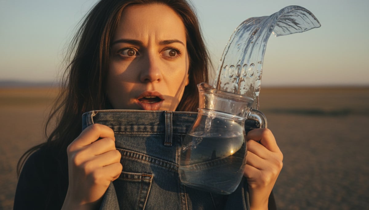 10 000 litres d'eau pour 1 jean : le chiffre qui va te faire regarder tes fringues autrement