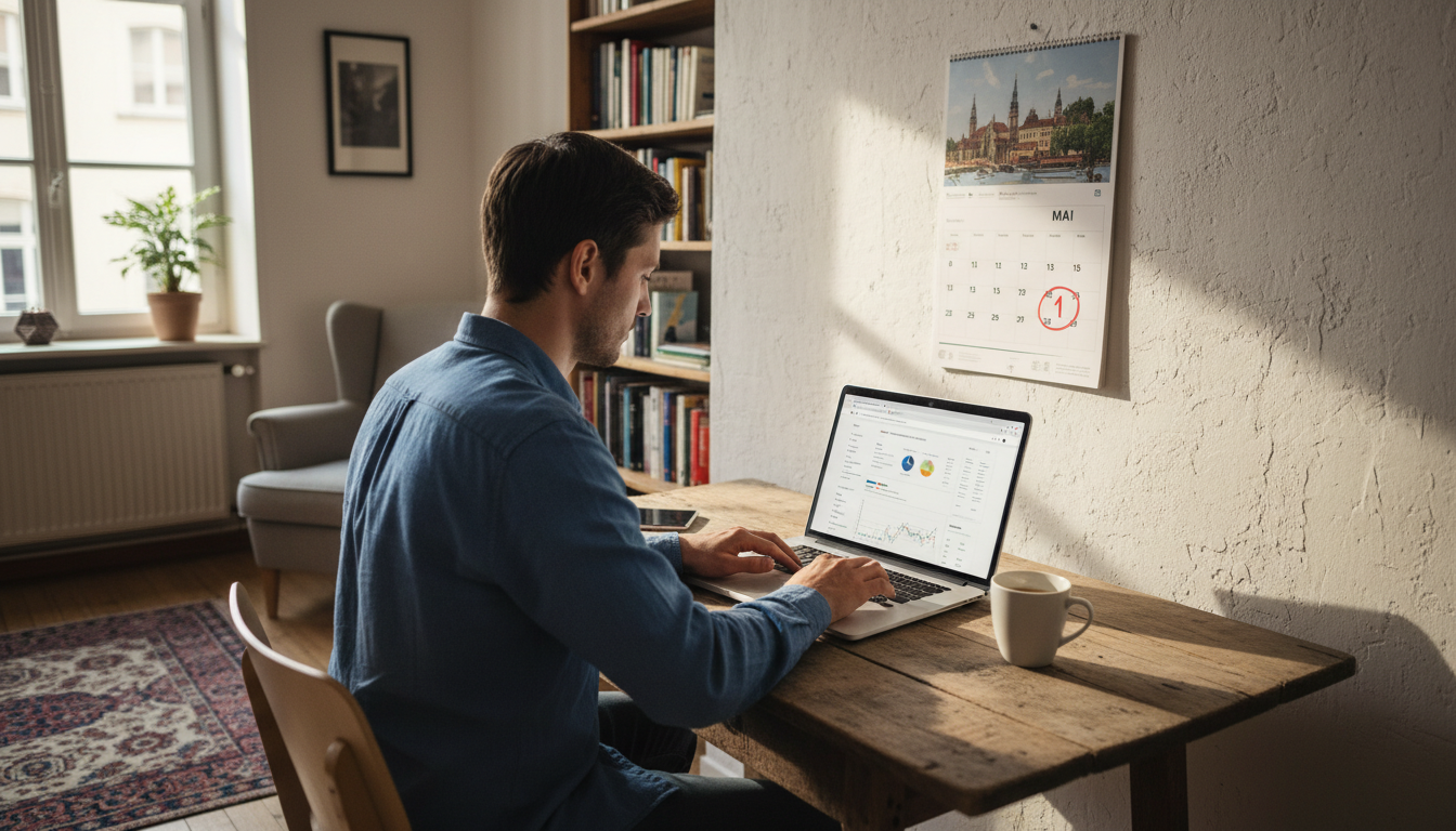 Virement bancaire bloqué le 1er mai sur ordinateur