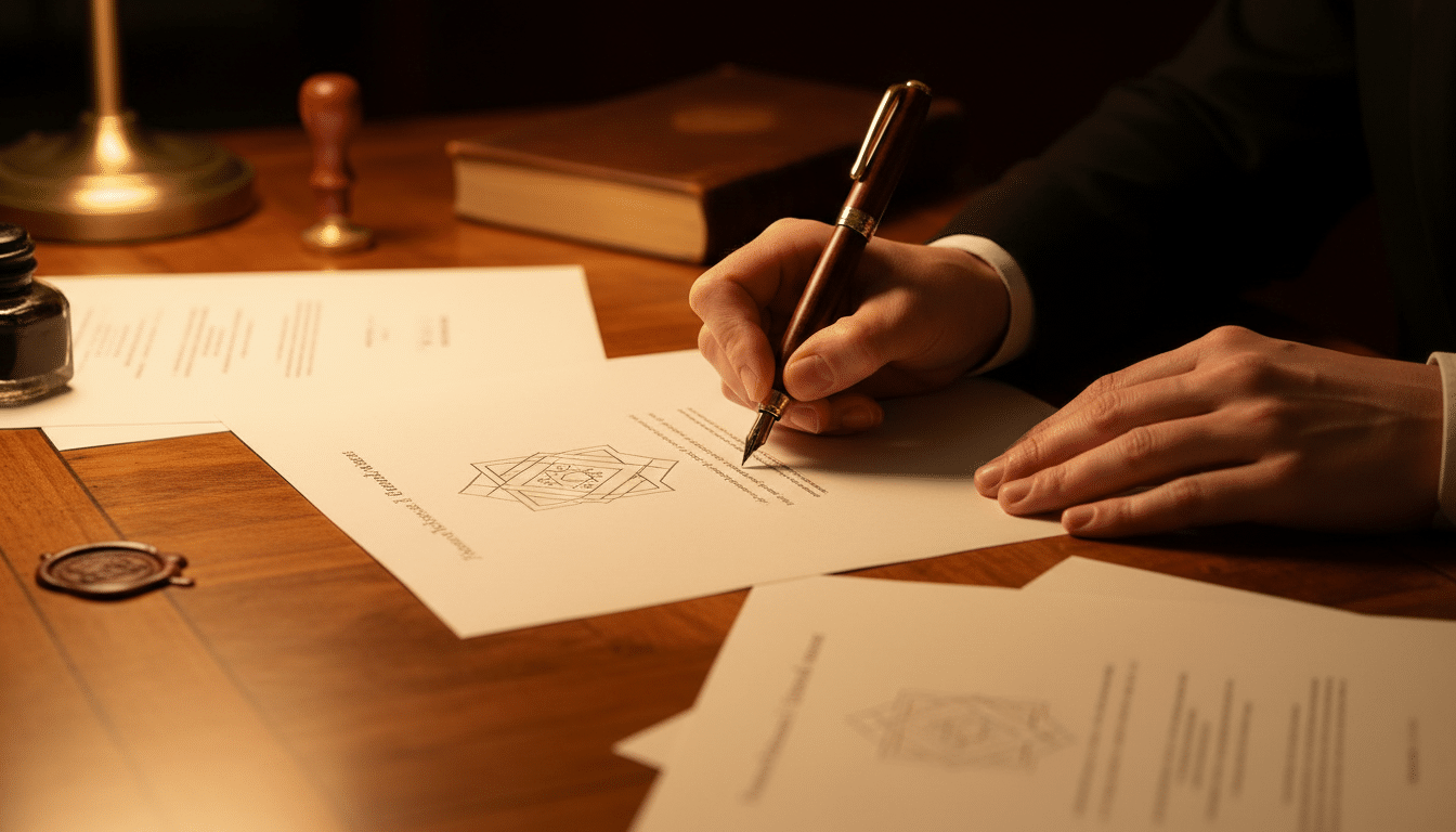 Salarié signant un accord écrit de travail volontaire