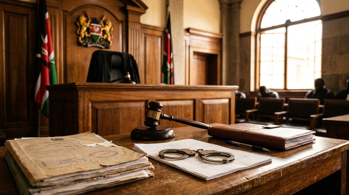 Tribunal kényan après le verdict du trafiquant de fourmis