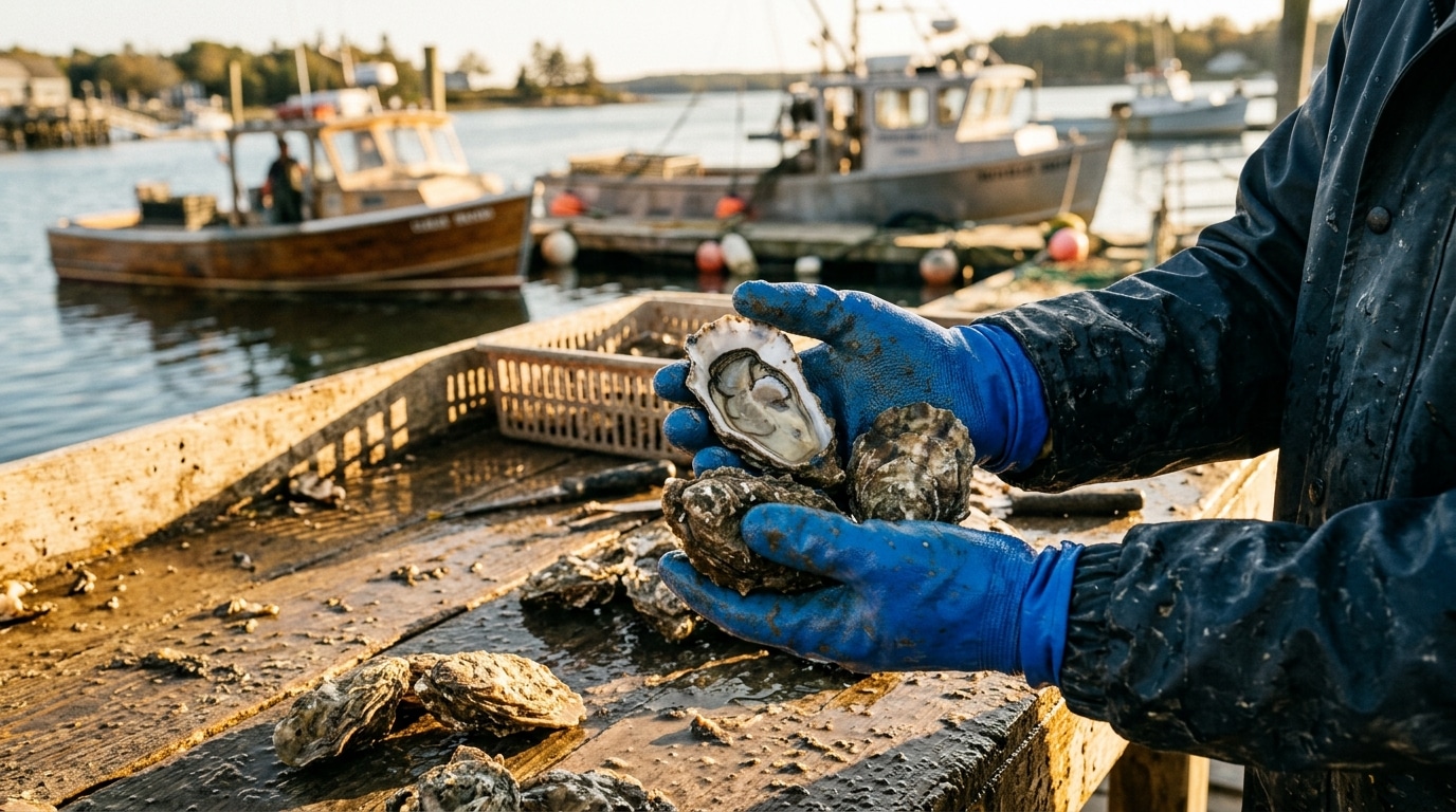 Huîtres récoltées dans une baie potentiellement contaminée par des neurotoxines