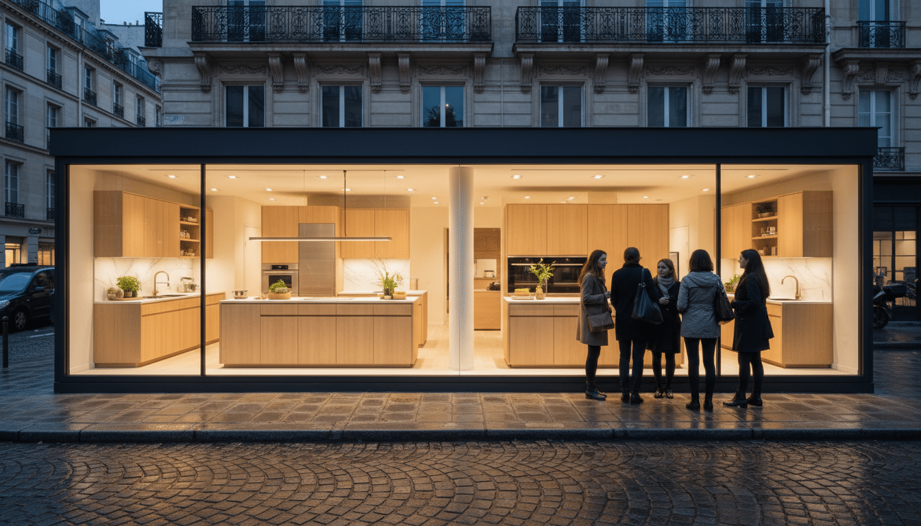 Mini-boutique Leroy Merlin en centre-ville parisien