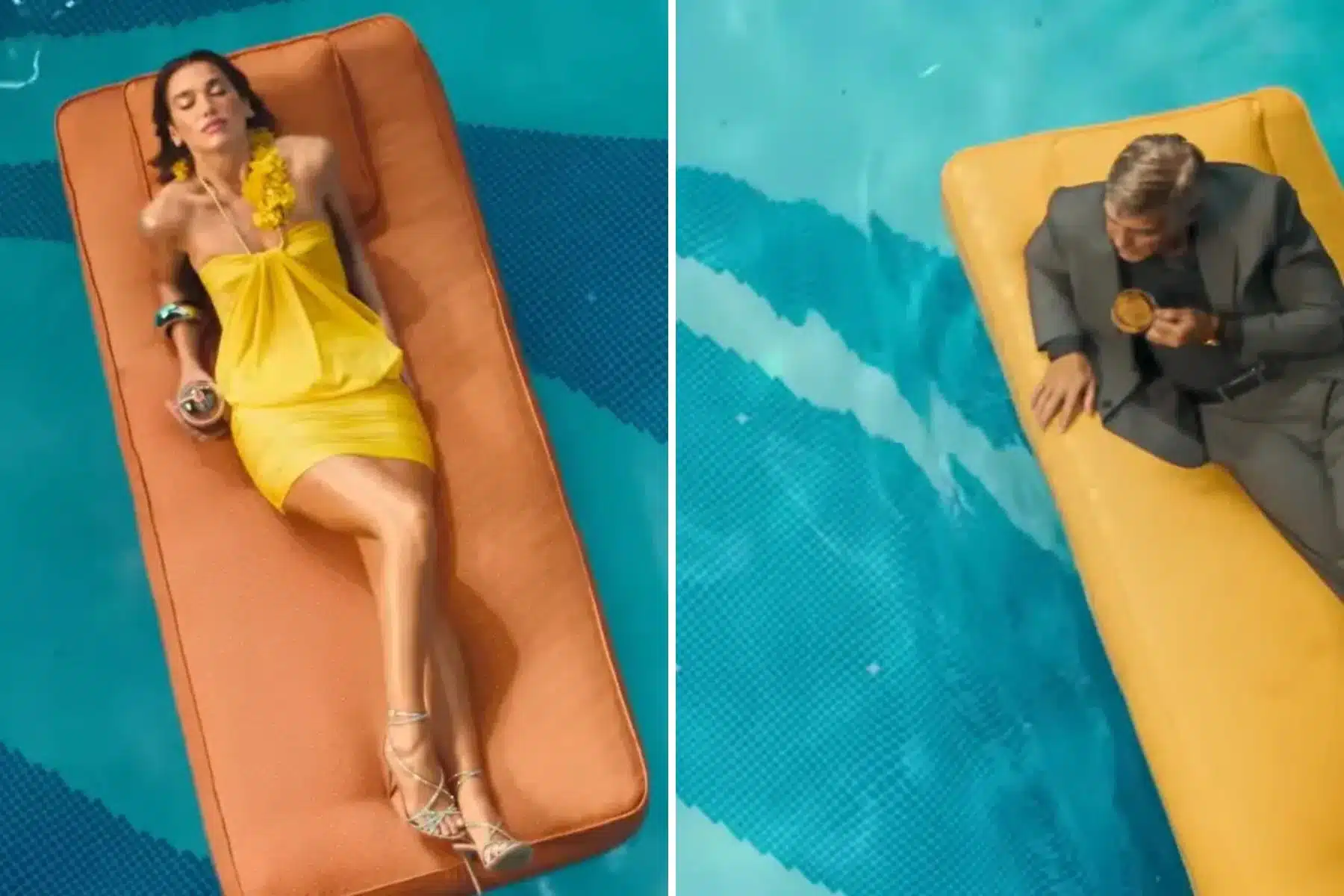 Dua Lipa & George Clooney