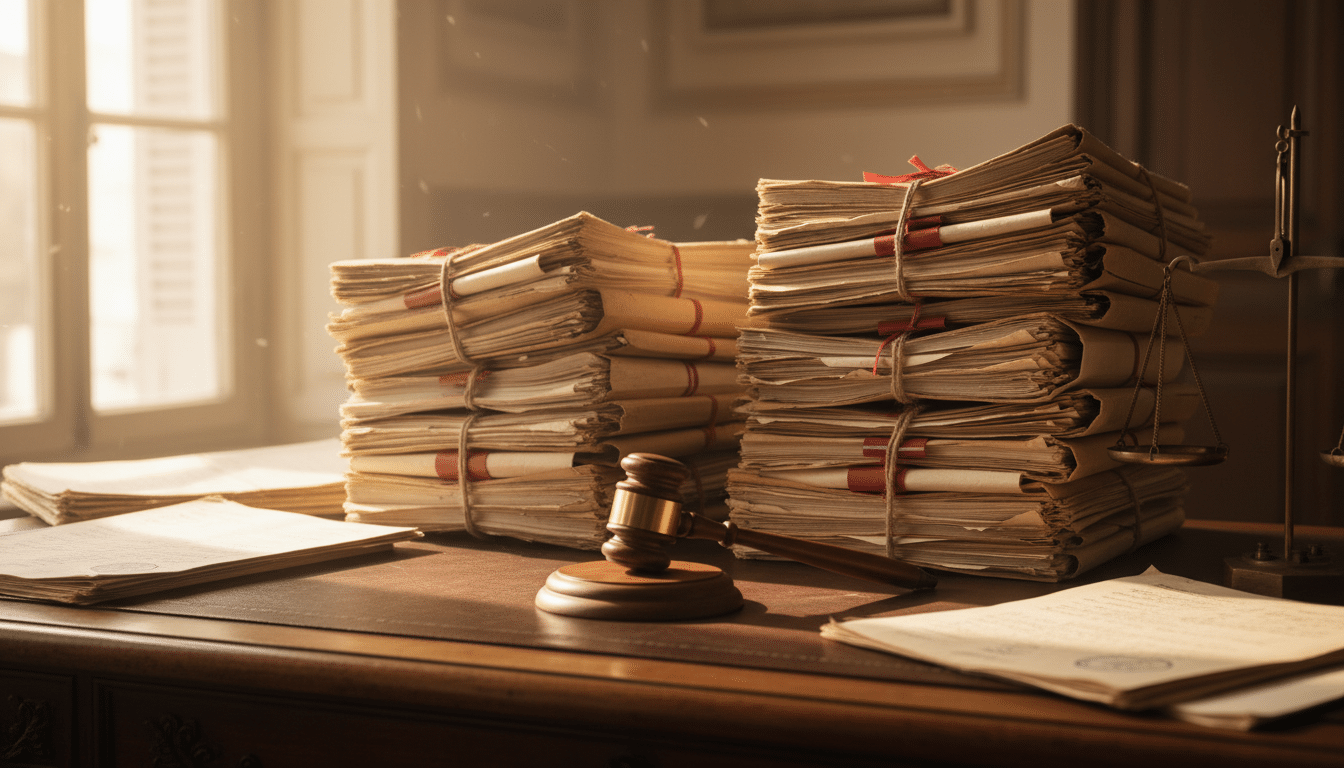 Documents judiciaires symbolisant les condamnations d'Éric Robic