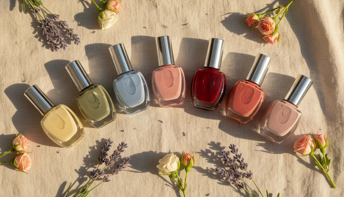 Huit flacons de vernis pastel tendance printemps 2026