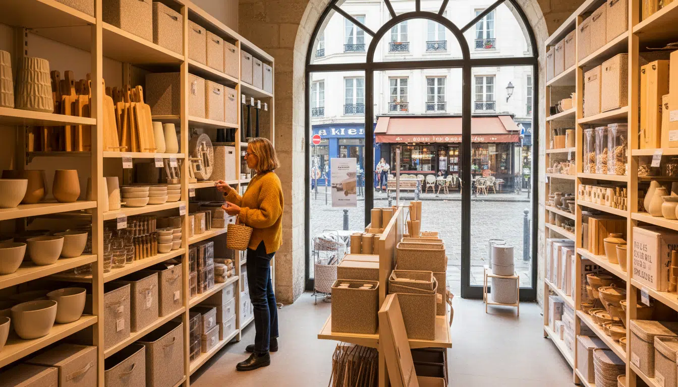 Intérieur d'un magasin compact IKEA en centre-ville