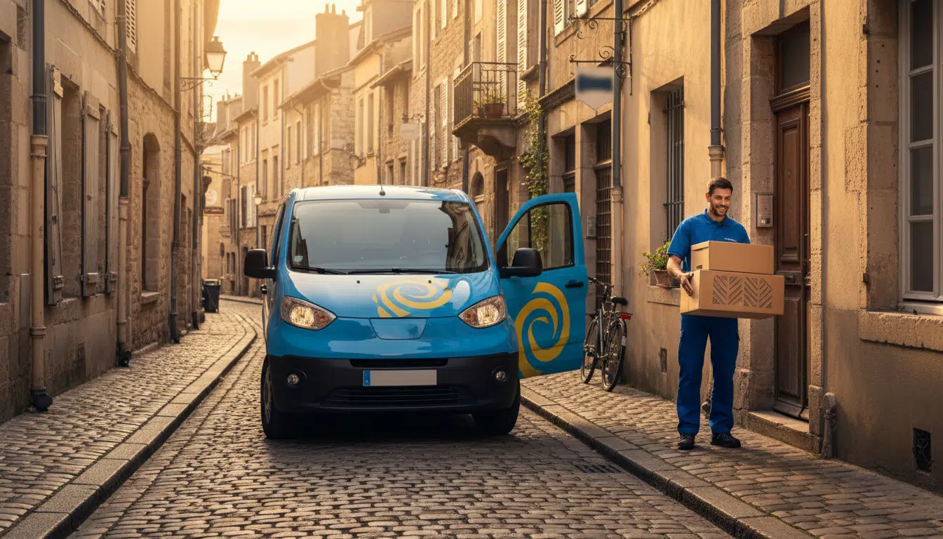 Livraison IKEA en véhicule électrique en centre-ville français