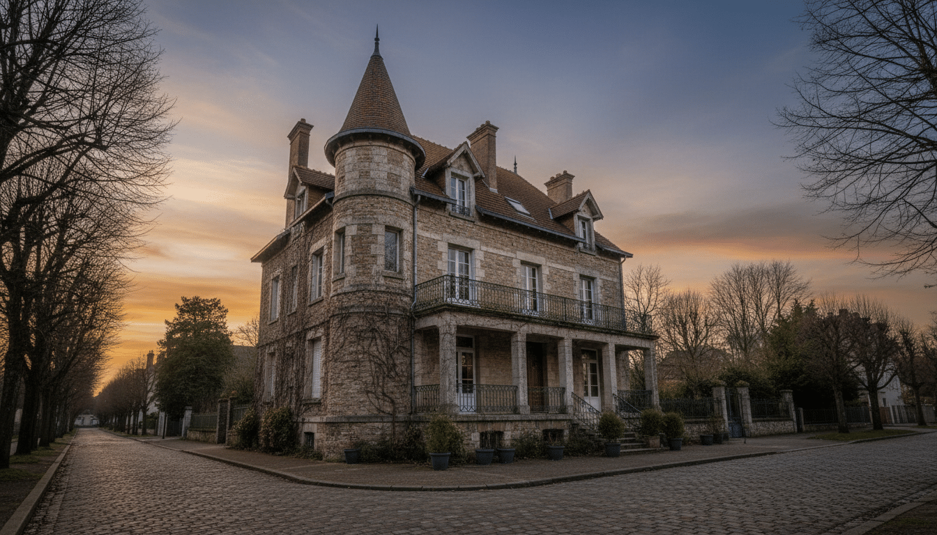 Façade de la maison familiale Dupont de Ligonnès à Nantes