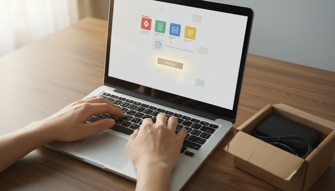 Demande de remboursement sans retour sur le site Amazon