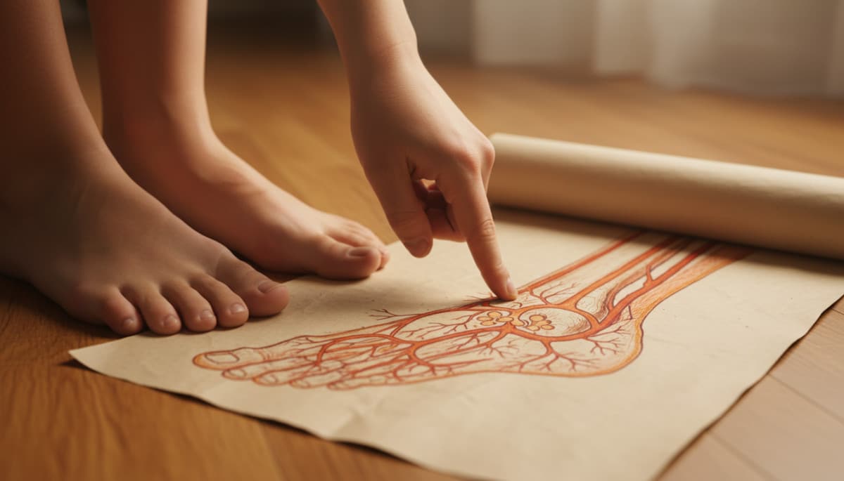 anatomie circulation sanguine pieds extrémités