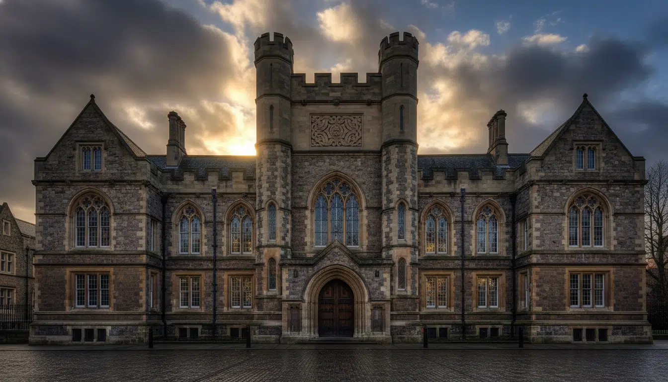 Façade du tribunal Crown Court de Norwich en Angleterre