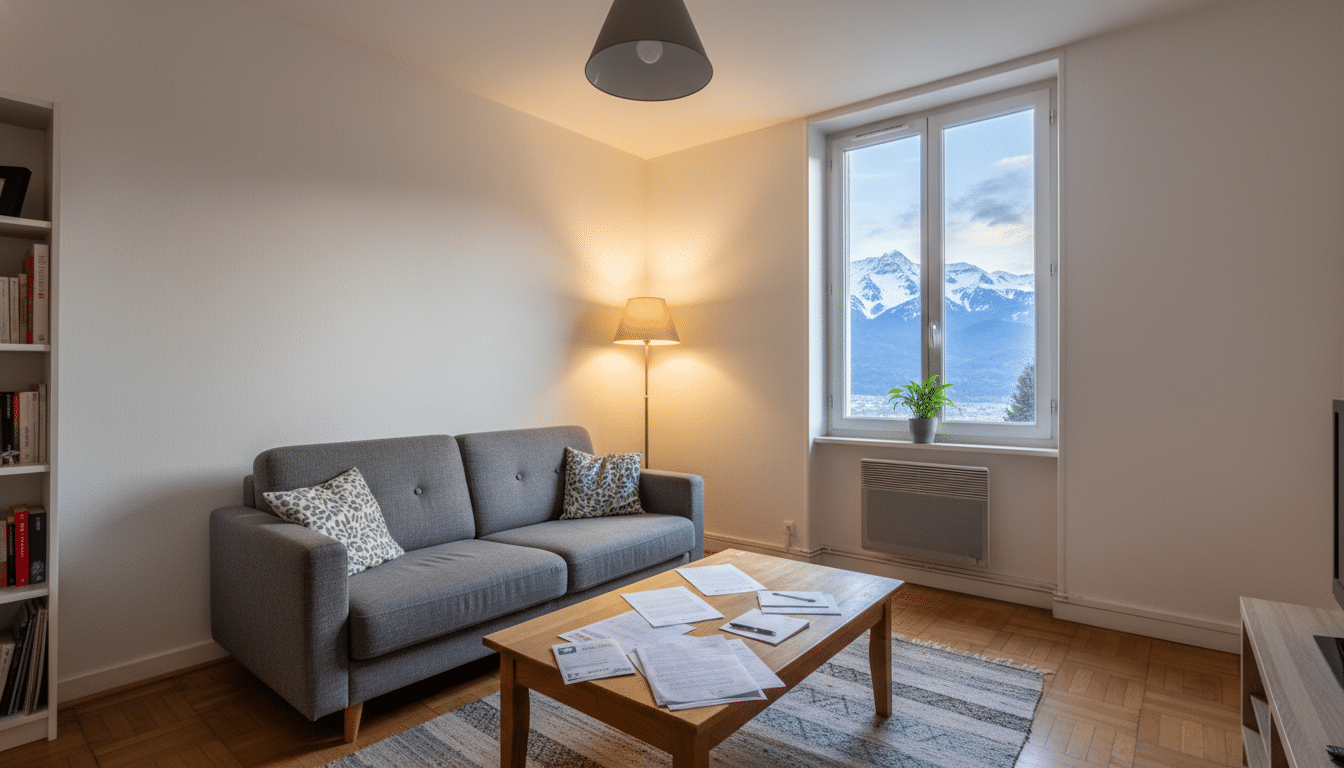 Appartement T2 avec factures et loyer à Grenoble