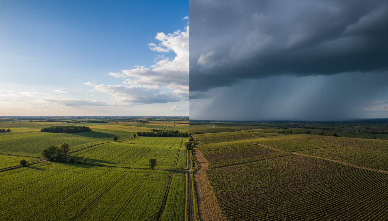 France coupée en deux entre soleil au nord et pluie au sud