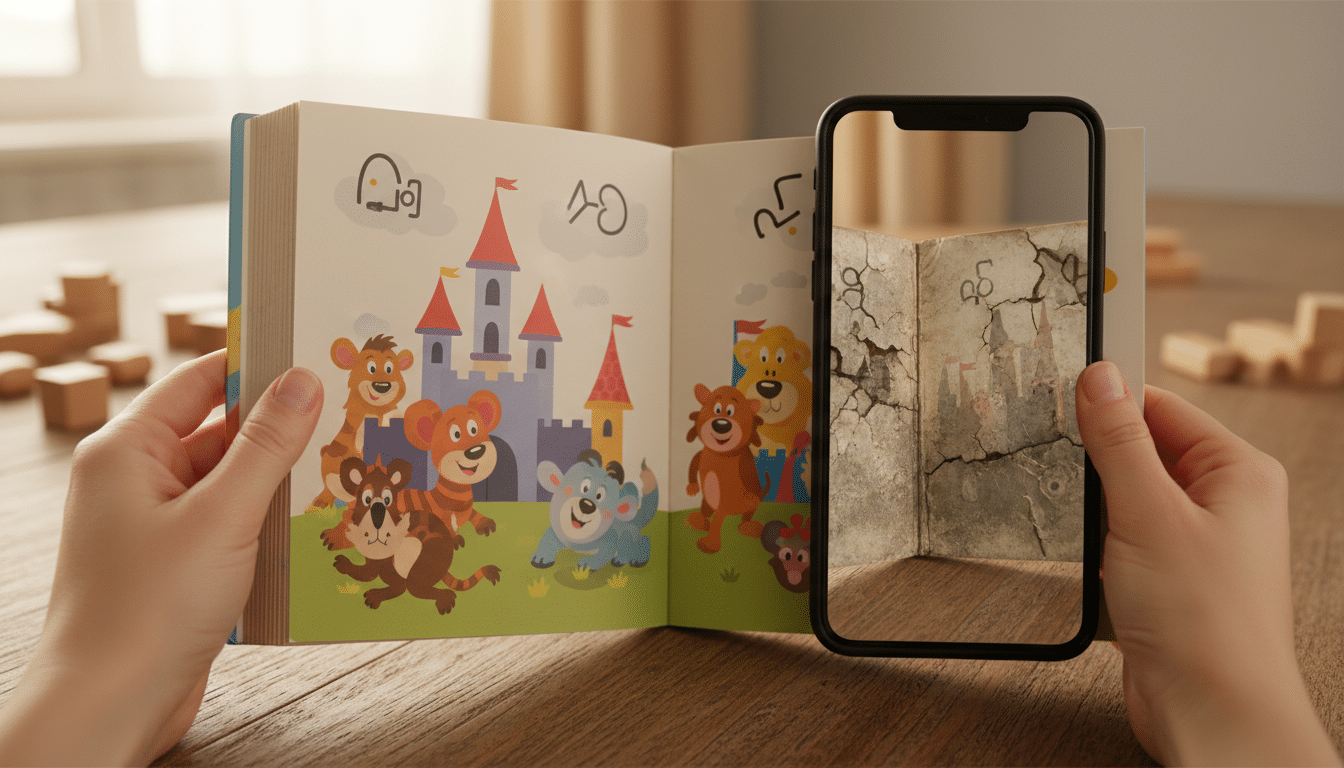 Livre en bon état comparé à une photo IA truquée sur smartphone