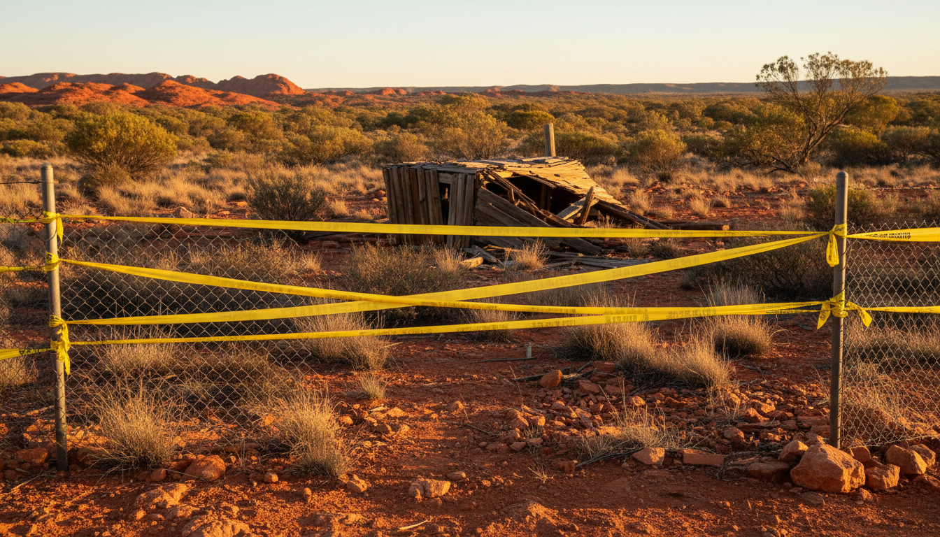 Zone bouclée autour de la structure effondrée en Australie