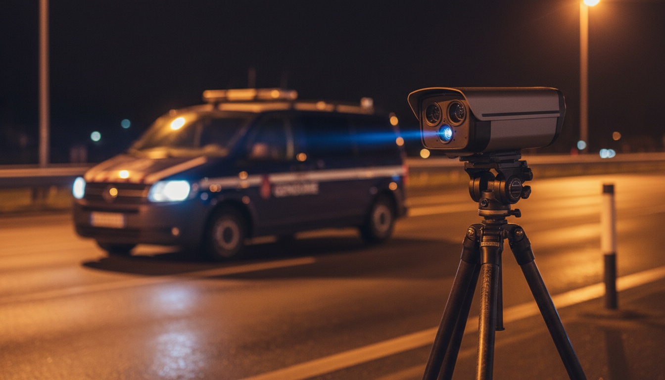 Caméra LAPI de lecture automatique de plaques d'immatriculation