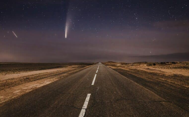 autoroute nuit Chine