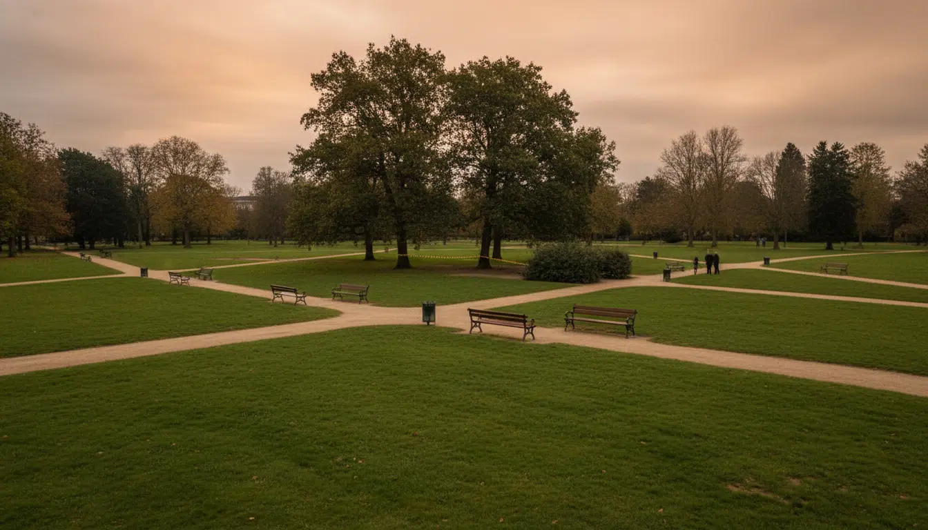 Parc des Ulis où l'agression a eu lieu