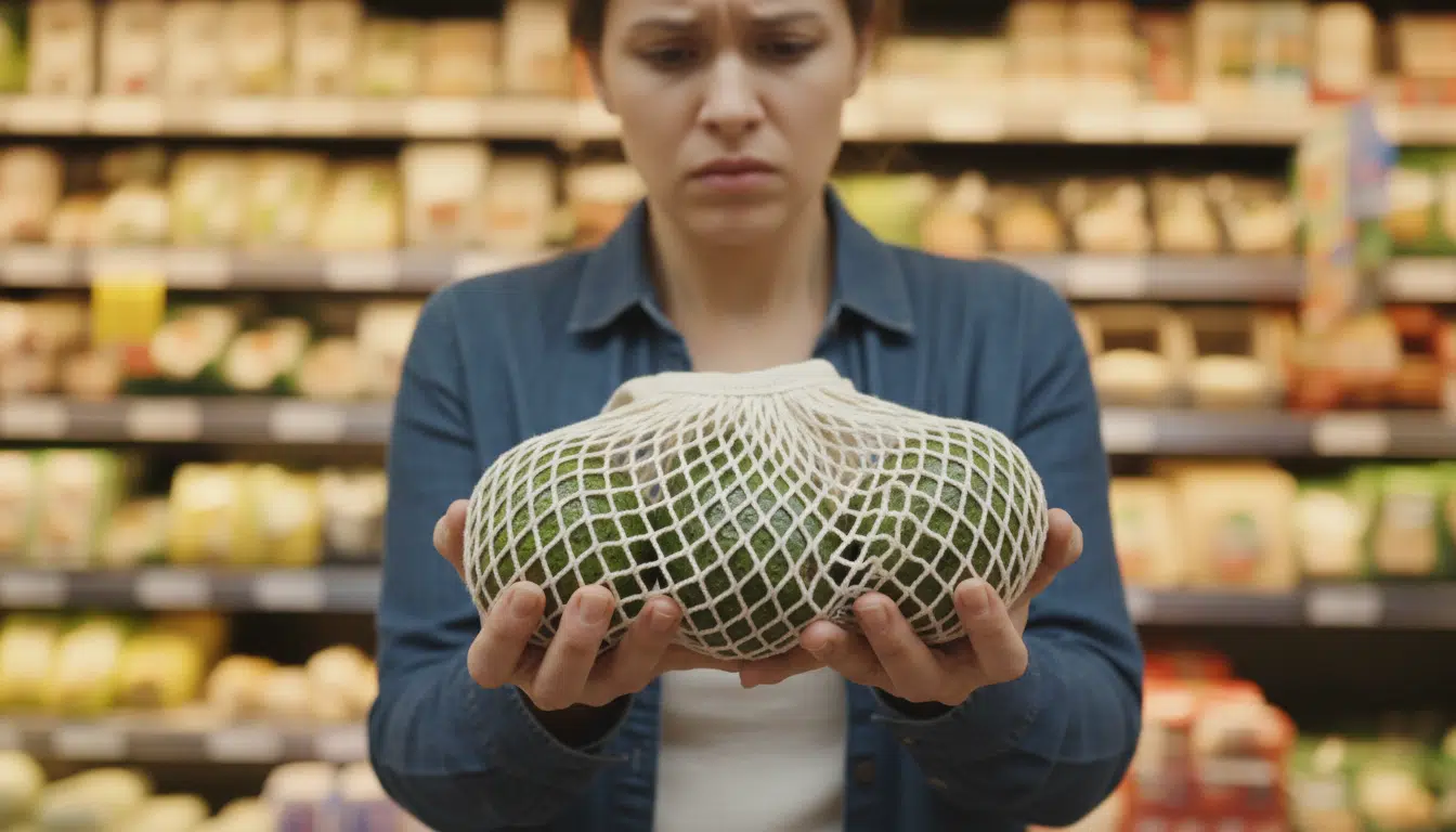 Avocats en filet dans un magasin Lidl