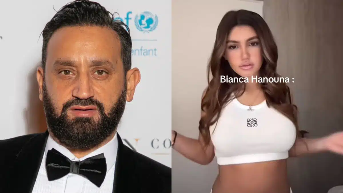 Cyril Hanouna en smoking et sa fille Bianca Hanouna, 14 ans, star de TikTok