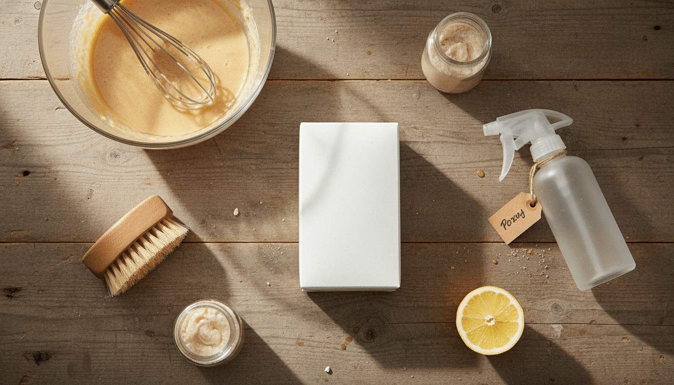 Bicarbonate de soude entouré de ses multiples usages