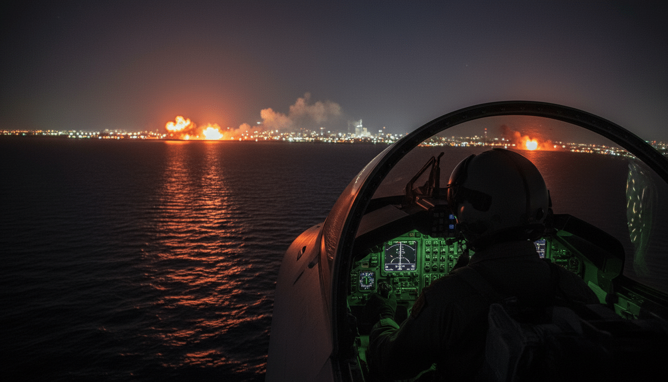 Bombardement américain de Tripoli en Libye en 1986