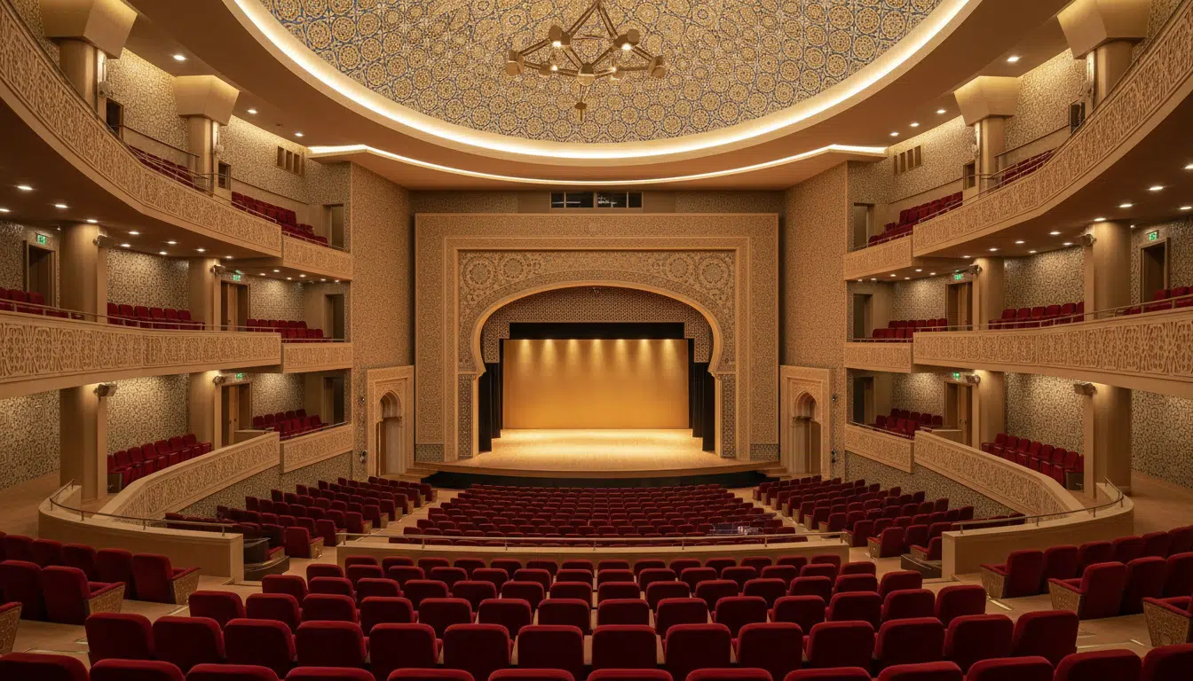 L'intérieur du Théâtre royal de Rabat inauguré par Brigitte Macron