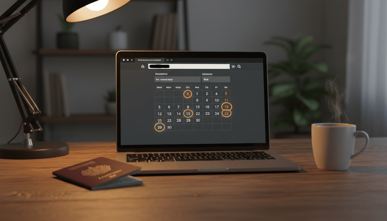 Réservation de billet d'avion sur un ordinateur portable