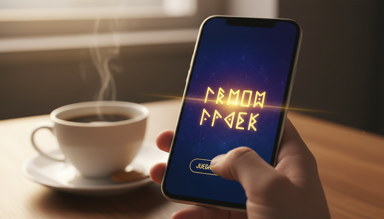 Code My Million affiché sur un smartphone