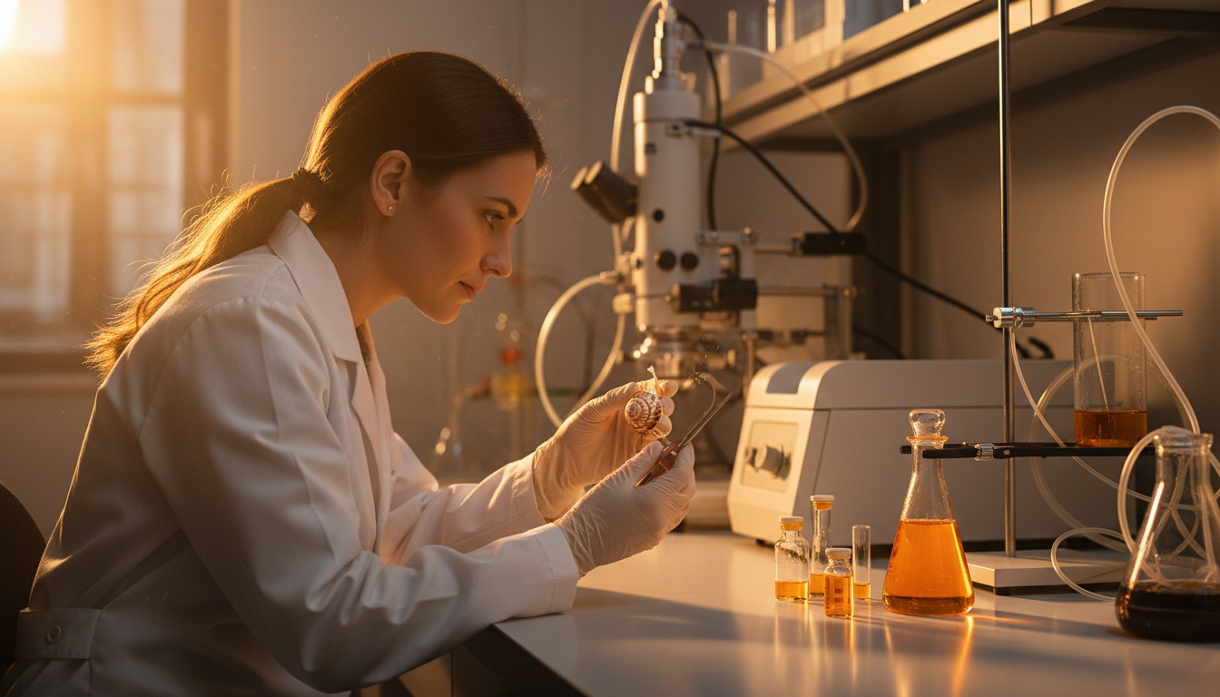 Recherche médicale sur le venin du cône géographe en laboratoire