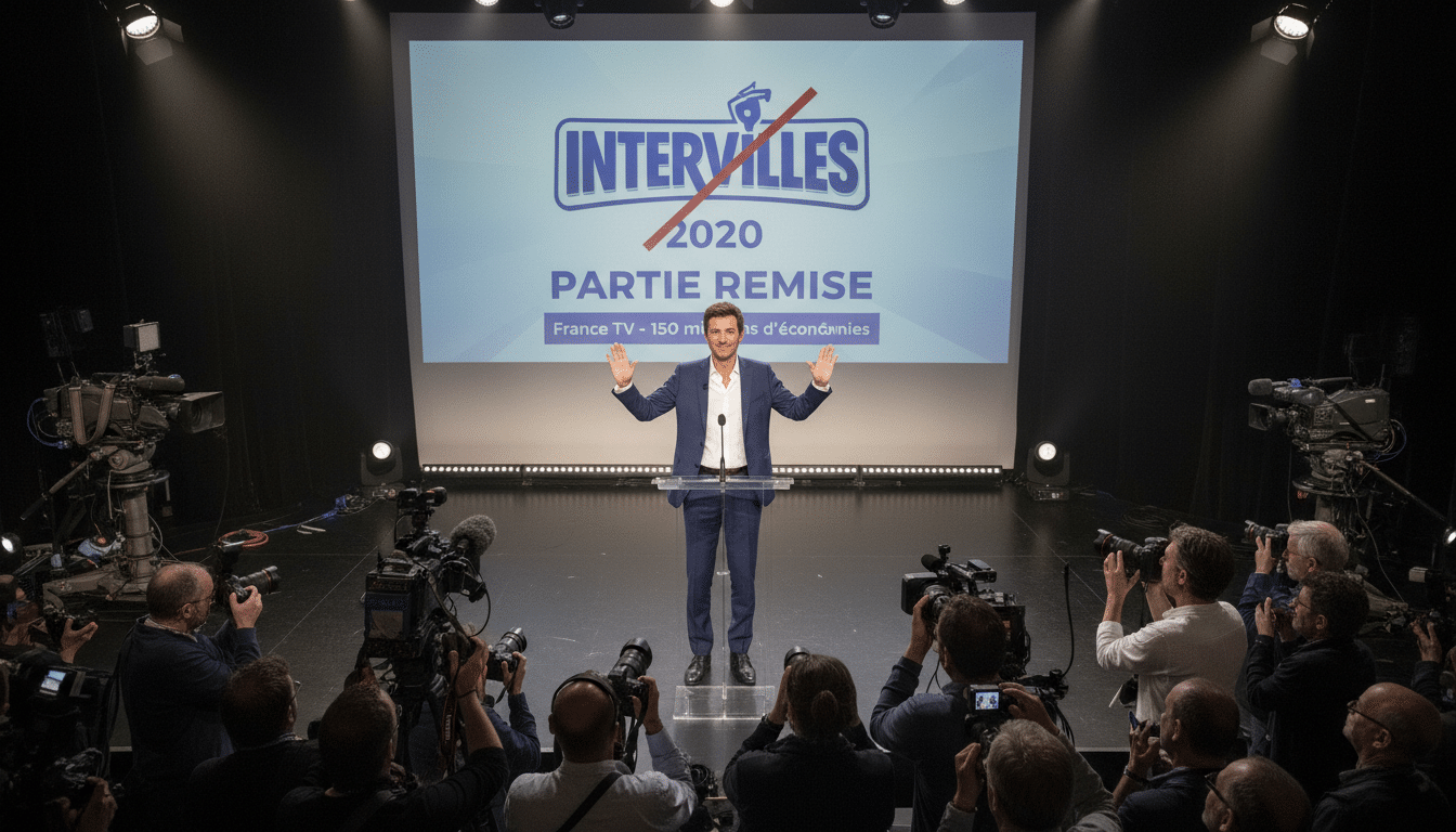 « Ce n'est que partie remise » : Nagui annonce le report d'Intervilles, victime des 150 millions d'économies de France TV