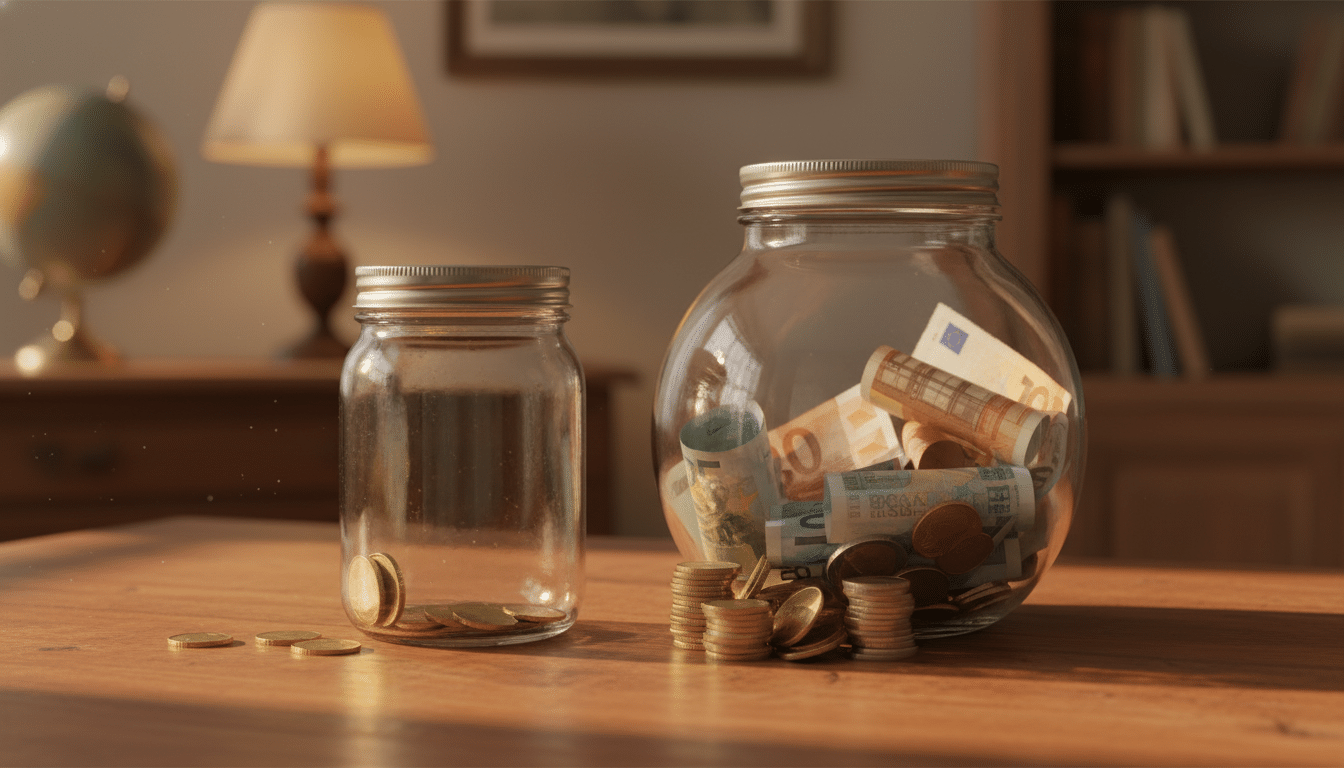 Comparaison visuelle entre épargne Livret A et compte à terme