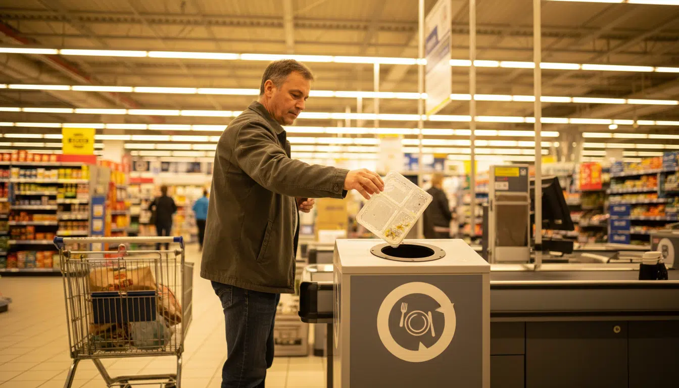 Retour d'un plat préparé en supermarché pour remboursement
