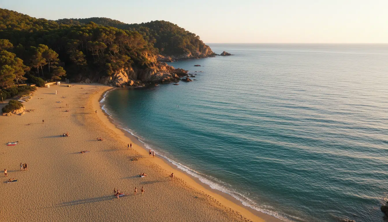 Plage de Fenals à Lloret de Mar où Calyopé a été retrouvée