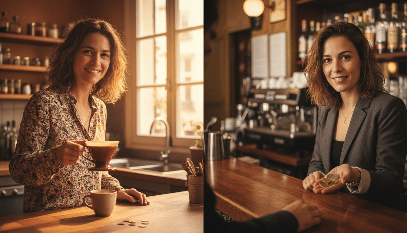 Comparaison café maison et café au bar