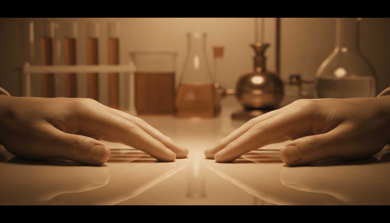 Comparaison deux mains empreintes digitales