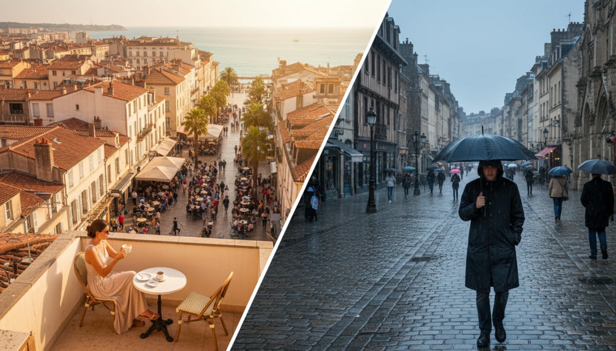 Contraste météo Nord-Sud en France ce 23 avril