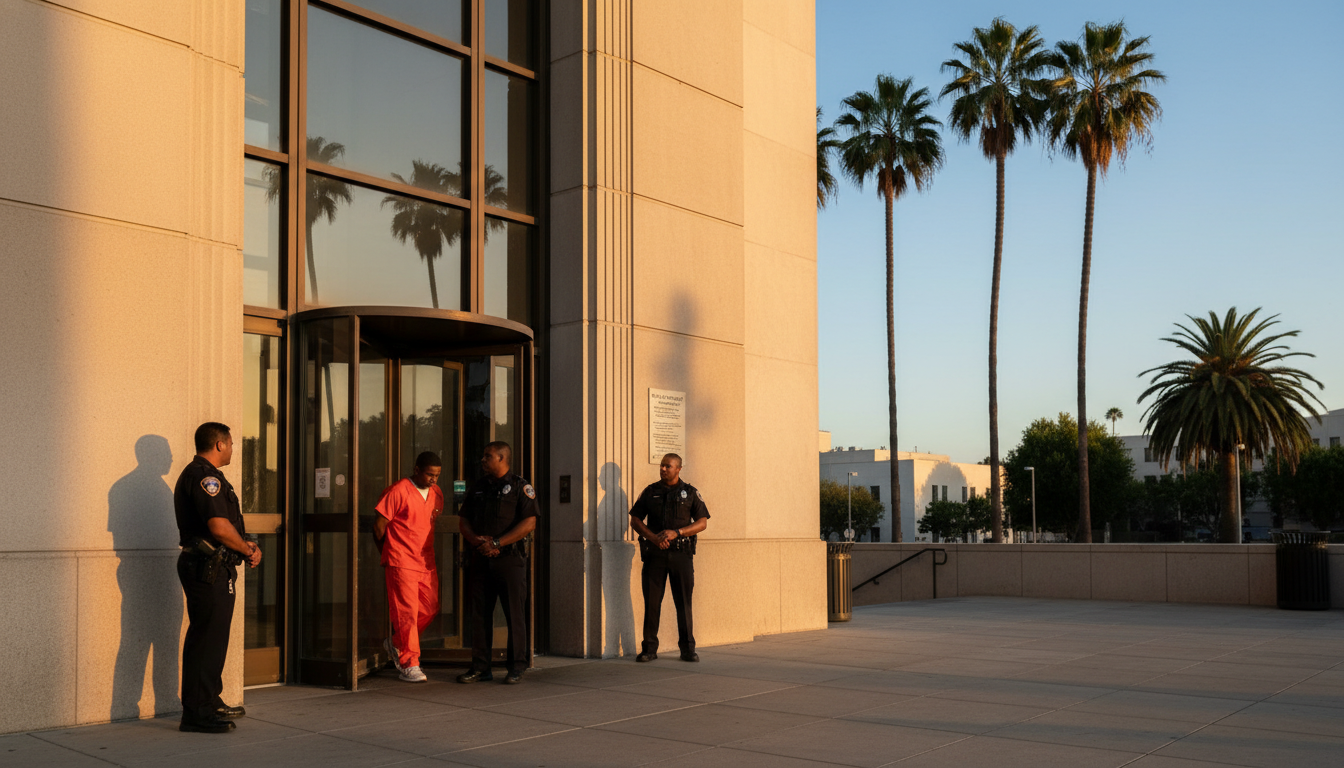 Tribunal de Los Angeles où comparaît D4vd