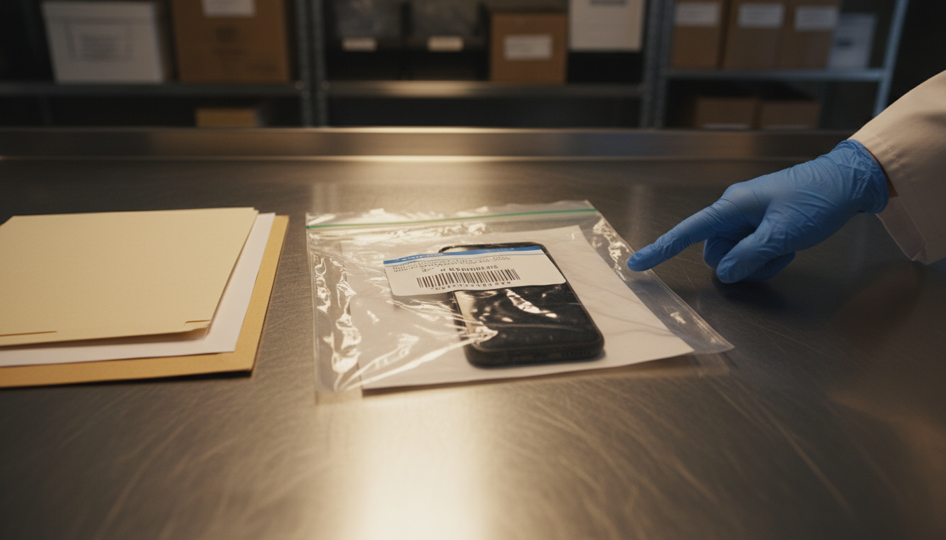 Smartphone saisi comme pièce à conviction judiciaire