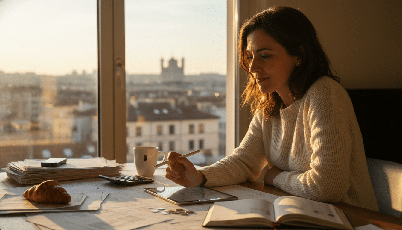 Dans les comptes d'Inès, architecte à Lyon à 3 400 € nets par mois