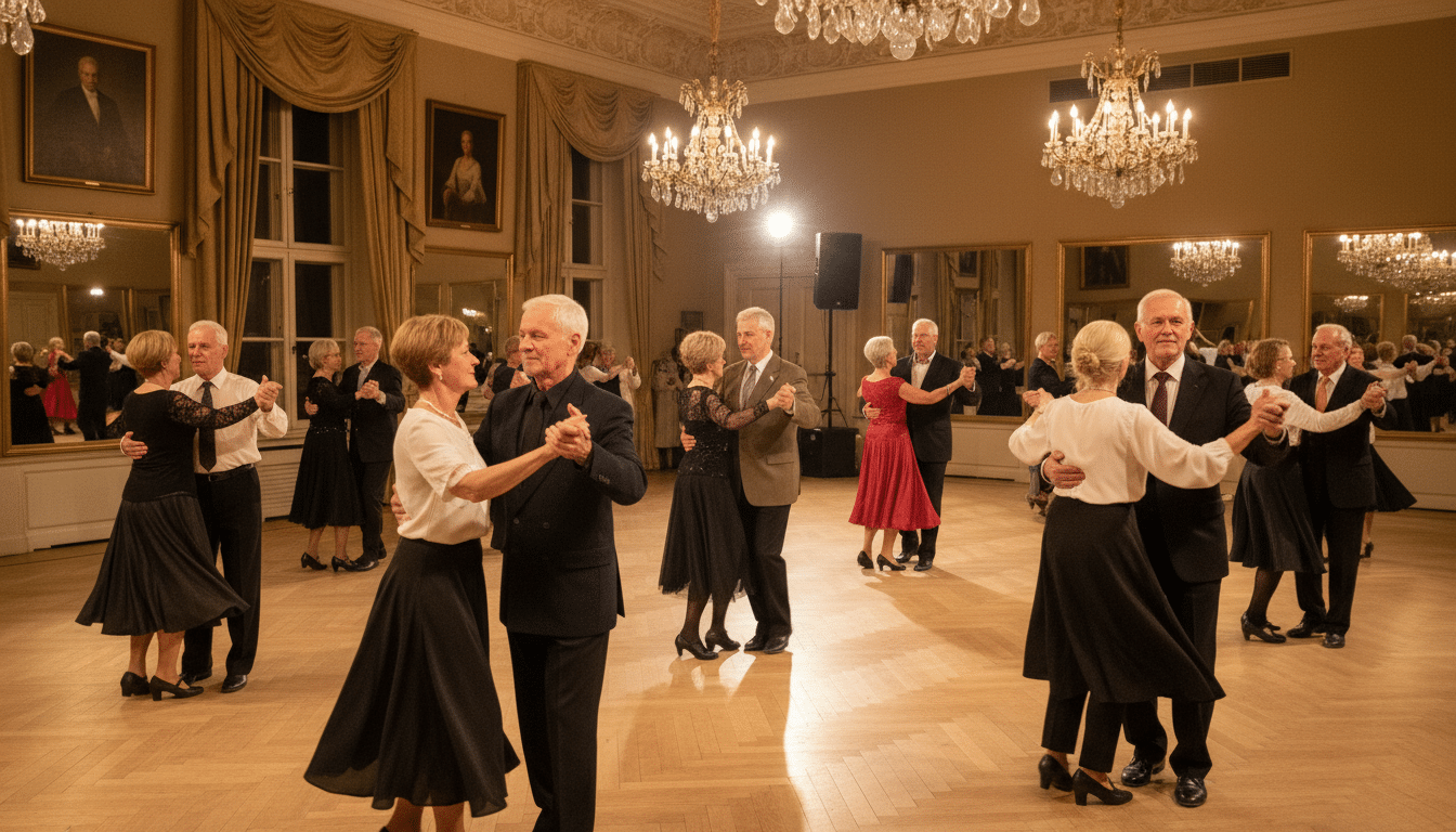 Cours de danse de salon pour seniors en couple