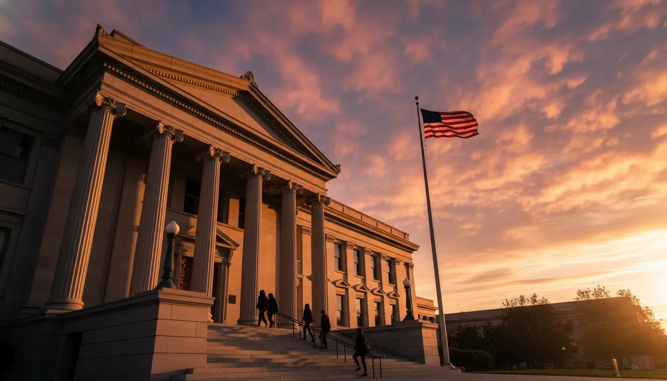 Tribunal de Californie où les fraudeurs ont été condamnés